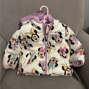 Disney Minnie Mouse Jacket with Purple and White